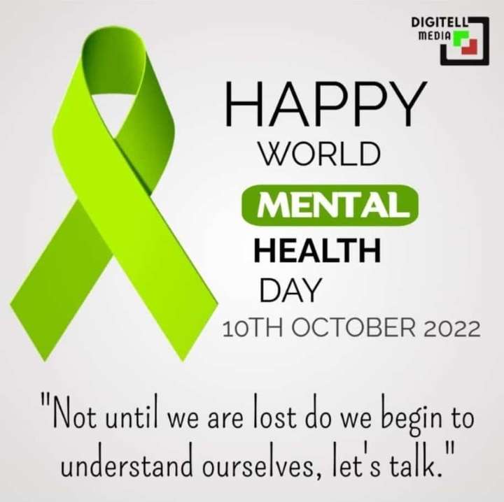 media image happy world mental health day...Digitell brings you the source of self freedom and awareness that brings in V8BRAIN